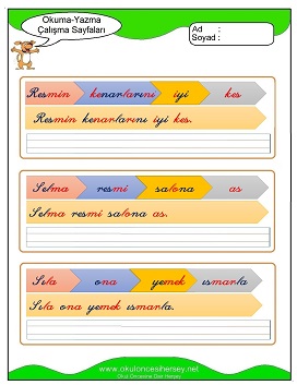 s sesi Grubu Çalışma Sayfaları